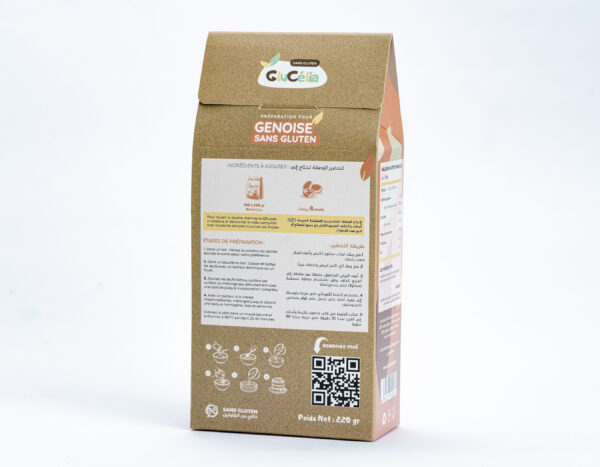 recette sans gluten génoise